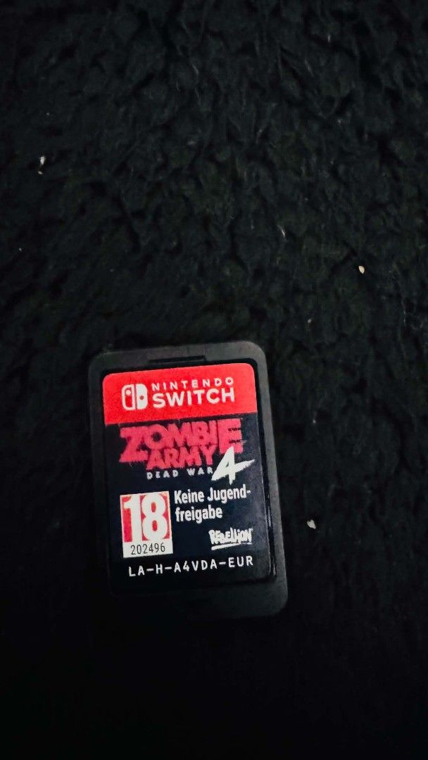 Zombie Army 4: Dead War Nintendo Switch Game (Category: Nintendo) located in Manila. Submitted by tenthirtysix (Listing ID 1455338678, Image 1). Description: Zombie Army 4: Dead War for Nintendo Switch with case.