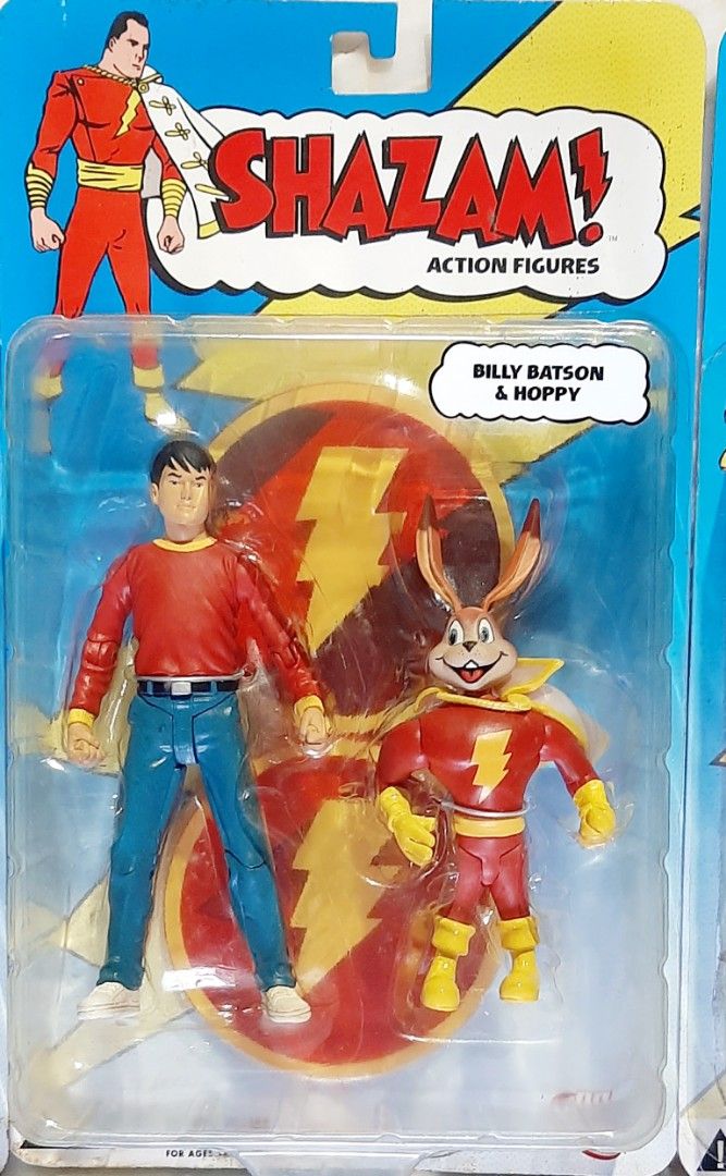 2007 DC Direct Shazam! Action Figures Series 1 (Category: Figurines & Statues) located in Liloan. Submitted by angelyneroberts_171329 (Listing ID 1455647986, Image 3). Description: FOR SALE 2007 DC Direct Shazam! Action Figures Series 1 DESCRIPTION : - Shazam! Series 1 by DC Direct. - Released on November 2007. - Included Figures: Shazam, Captain Marvel Jr., Mary Marvel (White & Red variants), Billy Batson & Hoppy, and Dr. Sivana & Mr. Mind. COND