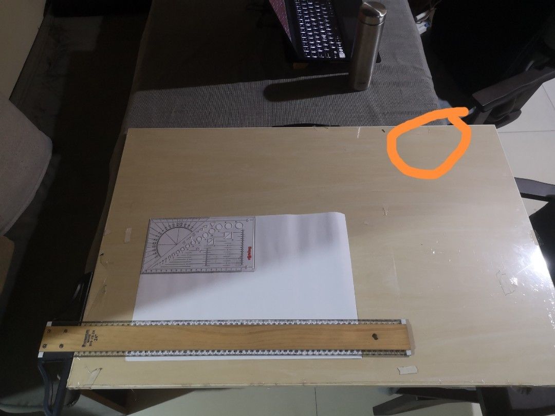 24 inch Staedtler T Square and A1 Drawing Board (Category: Stationery & School Supplies) located in Quezon City. Submitted by WhenInQC (Listing ID 1452711321, Image 2). Description: 24" Staedtler T-square with A1 Drawing board. Message if you are an interior or architecture student, I have additional used drawing materials to add. Material quality is good enough for practice but please keep in mind that they are used. Message for more details and