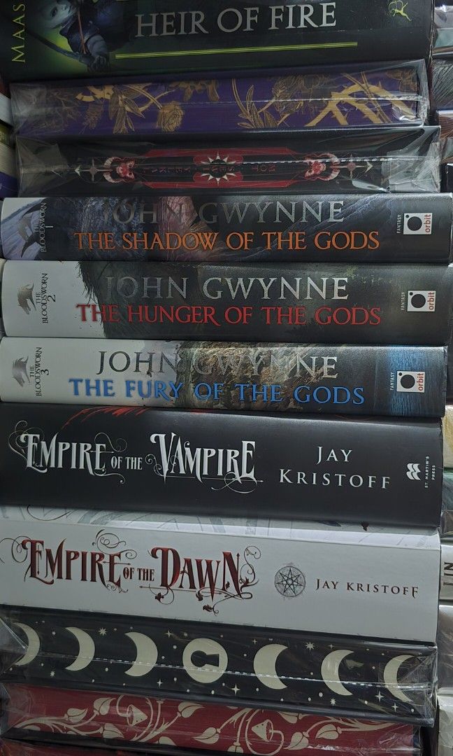 Assorted HB Books (Category: Storybooks) located in Taguig. Submitted by kaiic (Listing ID 1455527147, Image 2). Description: I'm still thinking ano pa mga double/extra copies ko and which book/s or bookset/s ang kaya ko na ilet go. Avail books for now 1. Bloodsworn Saga (Deluxe limited Edn) - Bought it for 6k. May stamp na ng name ko sa loob yung books. Binuklat lang para stampan LOL - 5.5k for the set 2. Will of the many - Bought for 850 sa onl