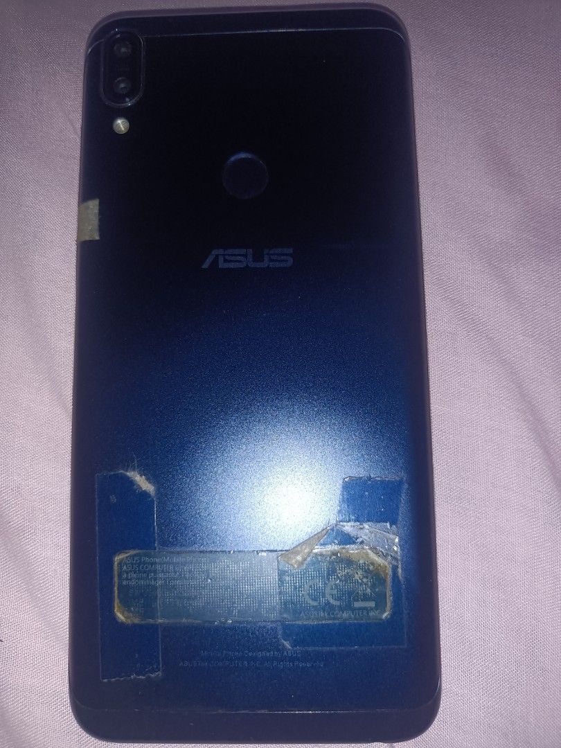 Asus Zenfone Max Pro M1 (Category: Asus) located in Antipolo. Submitted by guinevere.asamiya (Listing ID 1455628902, Image 2). Description: Asus Zenfone Max Pro M1 3/32 Android 10 Good for Backup Phone Good For Lightly Used Social Media Call & Text Flaws: Volume Up not functioning need to replace Buttons but Volume Down still functioning and can slide up on the screen for volume.