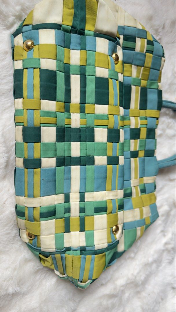 Auth Prada tote bag (Category: Luxury Bags & Wallets) located in Baguio. Submitted by starbagz (Listing ID 1455650123, Image 3). Description: pm me @ 09673995989 for more inquirries thank you.