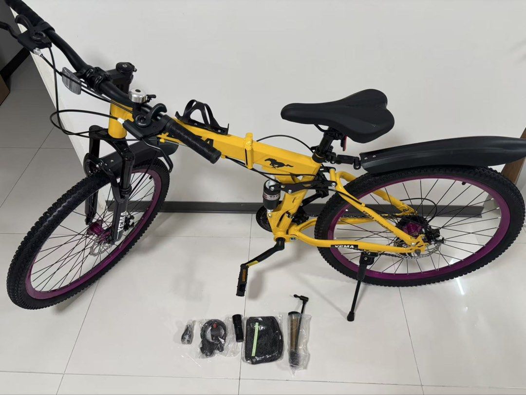 Folderable Bicycle (Category: Bicycles) located in Singapore. Submitted by jianliuchr93385 (Listing ID 1455506037, Image 3). Description: 26 inch with gear , lock ,pumper .