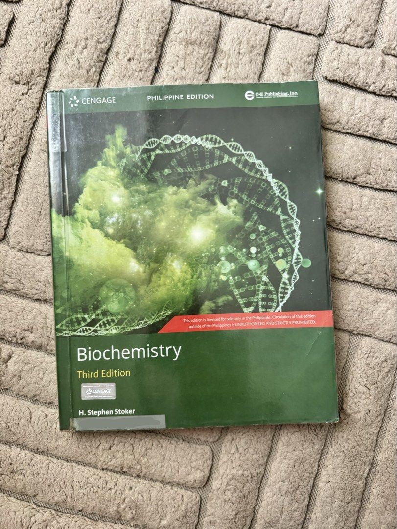 Biochemistry 3rd Edition by H. Stephen Stoker (Category: Textbooks) located in Quezon City. Submitted by matchaislove (Listing ID 1455542489, Image 1). Description: - with highlights.