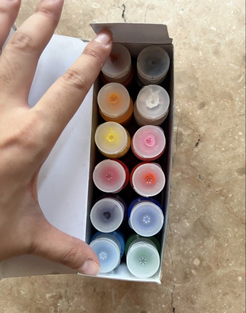 Box of Perma Paint, Acrylic (Category: Craft Supplies & Tools) located in Quezon City. Submitted by tidyup.lara (Listing ID 1455593363, Image 3). Description: Sold as is Condition 9/10: good as new .