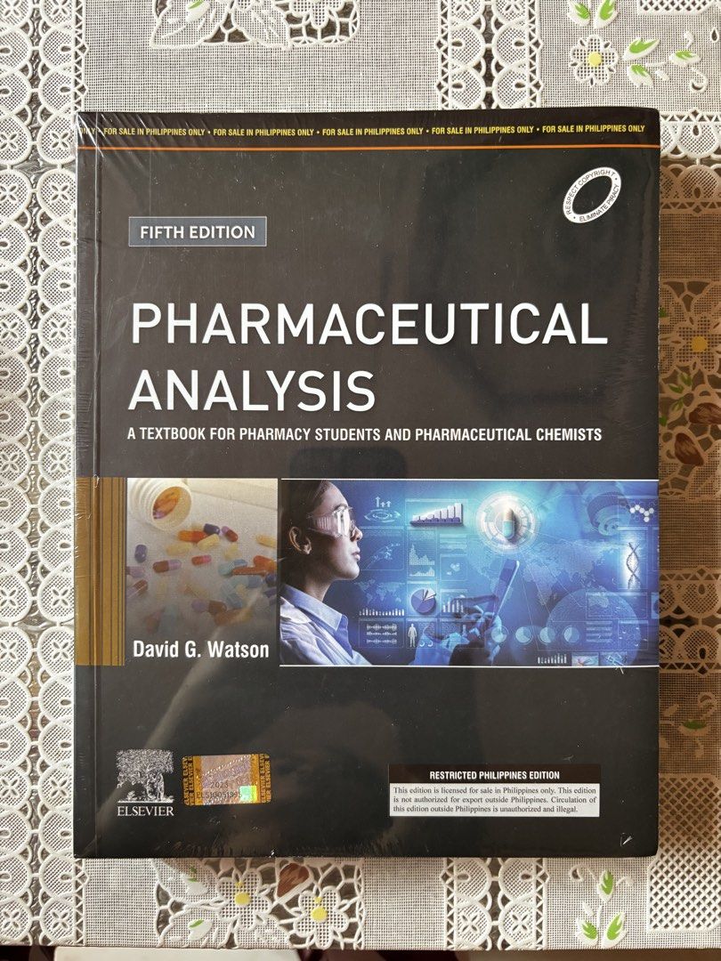 Brand New - Pharmaceutical Analysis Textbook (Category: Textbooks) located in San Pablo. Submitted by asilochelsea (Listing ID 1455562505, Image 1). Description: Selling my BS Pharmacy Books - Brand New - PHARMACEUTICAL ANALYSIS A TEXTBOOK FOR PHARMACY STUDENTS AND PHARMACEUTICAL CHEMISTS 5th Edition - Still Has Sealed Cover - No folds/write-ups/highlights - Never open and never been used - Can give you discount just message me! .