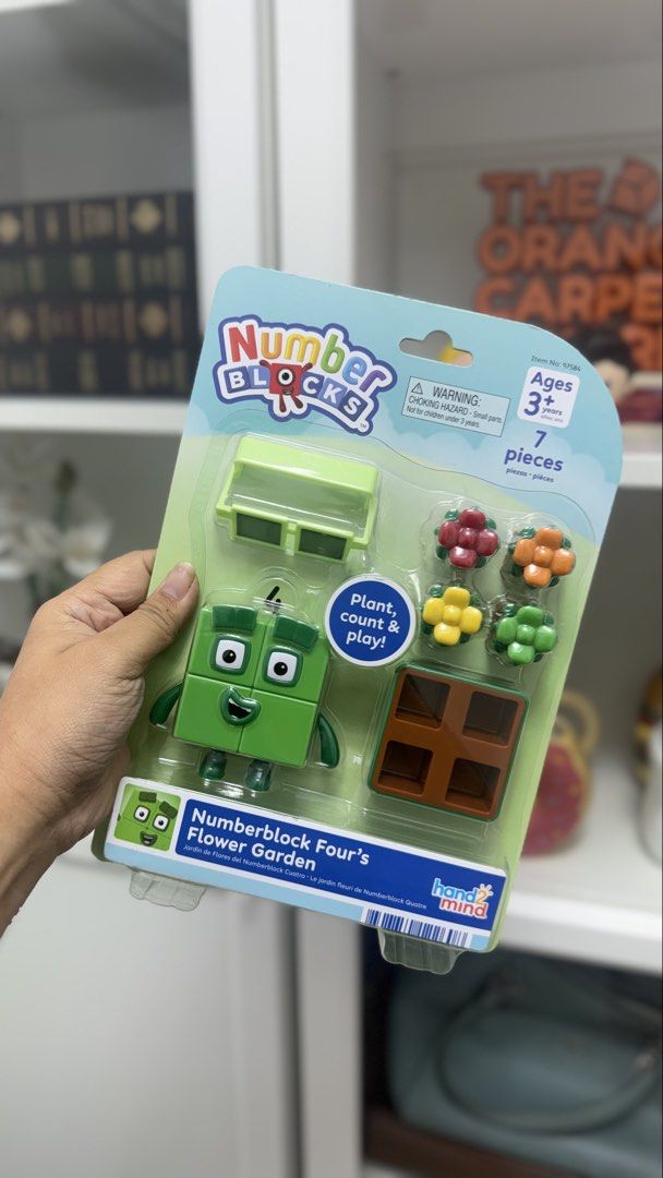 Brand New Numberblocks Toys (Category: Educational & Learning Toys) located in Valenzuela. Submitted by coolmountain.e0f591 (Listing ID 1455624351, Image 1). Description: - Numberblocks Four's Flower Garden playset - Includes Numberblock Four, planter, and flower pieces - Encourages planting, counting, and imaginative play - Ideal for young Numberblocks fans - Recommended for ages 3 and up - Take both.
