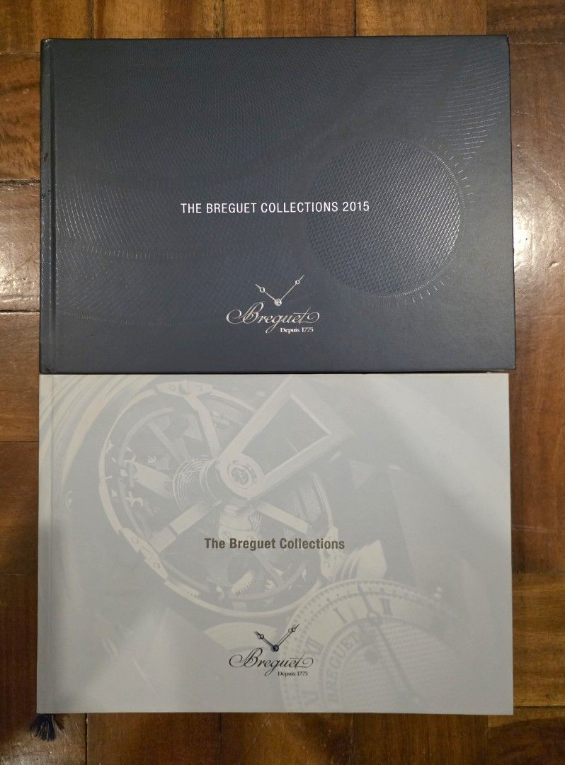 Breguet Collections 2015 & 2010-2011 Books (Category: Storybooks) located in Pasay City. Submitted by rsar888 (Listing ID 1455553891, Image 2). Description: - Two Breguet collection books available: 2010-2011 edition and 2015 edition. - Both books are hardcover and showcase beautiful watch photography. - Excellent reference material for watch enthusiasts. - Substantial books, ideal additions to any watch collector's library. - 500 pesos each. Sel
