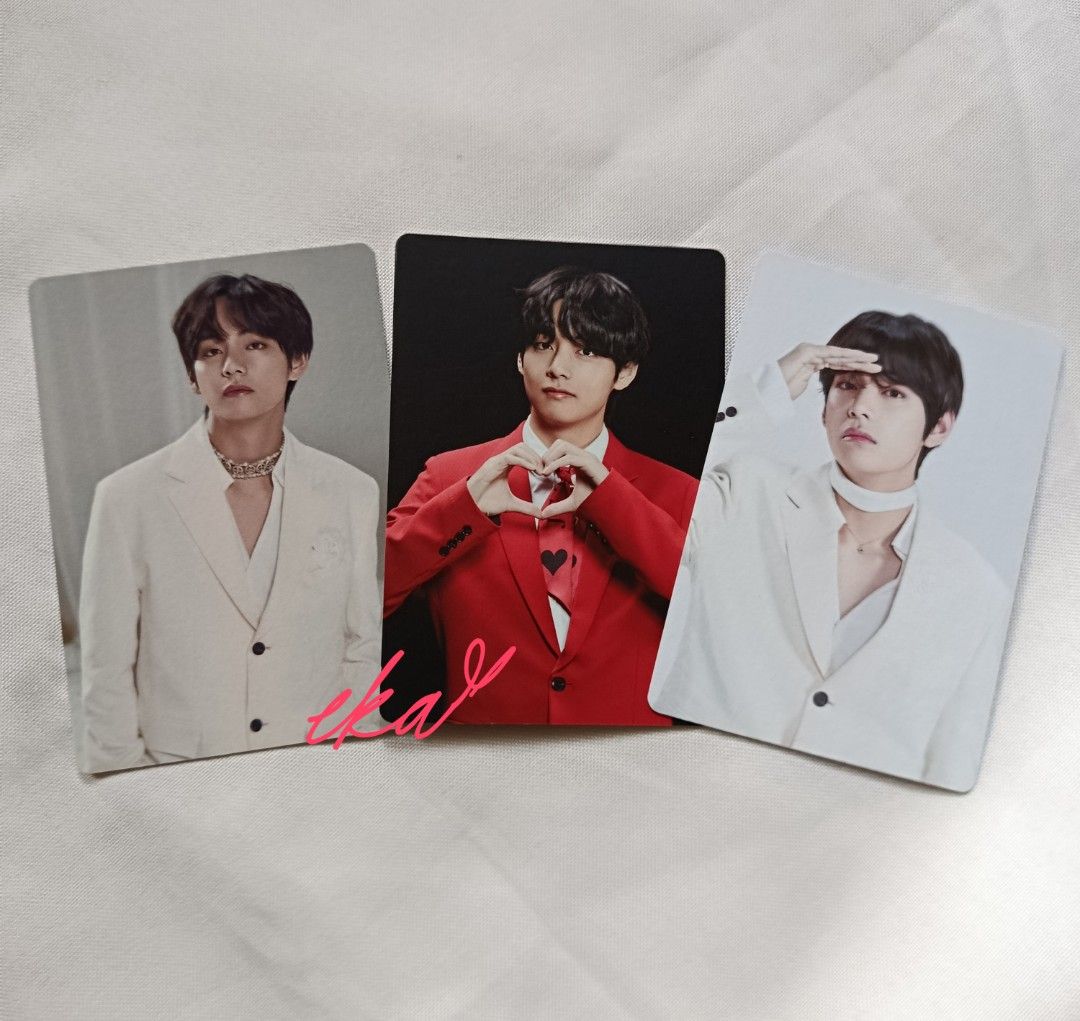 BTS V assorted mini photocards set (Mots, Bangbangcon) (Category: K-Wave Merchandise) located in Talisay. Submitted by eka_bun (Listing ID 1455523815, Image 1). Description: ✅ AVAILABLE wts bts pc ph Taehyung Assorted Mini PCs - Set for 80 + pf + sf - onhand - PAYO - x sensitive, impatient - no rush shipping - dm to claim.