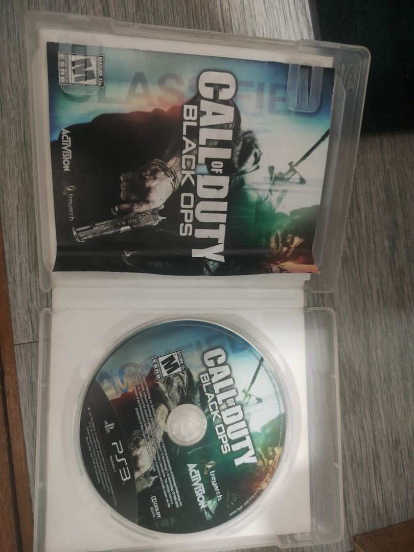 Call of Duty Black Ops PS3 (Category: PlayStation) located in Paranaque City. Submitted by crumbsama (Listing ID 1455671438, Image 2). Description: The games are lightly used and in good working condition. 🎮 Discs are lightly used and well-maintained 📦 Cases have some signs of wear from use/storage 📀 Games have been tested and are working 📍 Location: Parañaque City 🚆 Meetup: SM Sucat, SM BF, LRT-1 Dr. Santos Station 🛵 Delivery: Lalamove ava