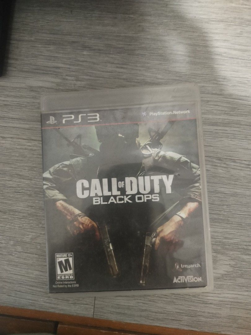 Call of Duty Black Ops PS3 (Category: PlayStation) located in Paranaque City. Submitted by crumbsama (Listing ID 1455671438, Image 1). Description: The games are lightly used and in good working condition. 🎮 Discs are lightly used and well-maintained 📦 Cases have some signs of wear from use/storage 📀 Games have been tested and are working 📍 Location: Parañaque City 🚆 Meetup: SM Sucat, SM BF, LRT-1 Dr. Santos Station 🛵 Delivery: Lalamove ava