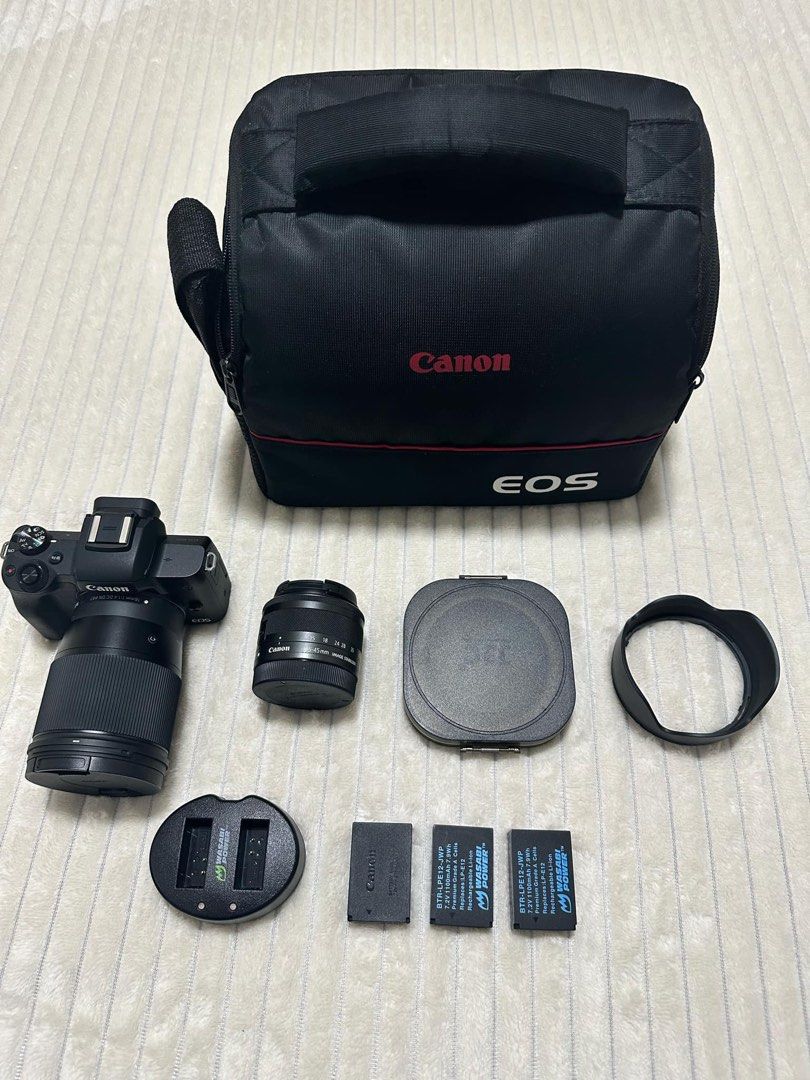 Canon M50 with 16.5mm lens (Category: Cameras) located in Manila. Submitted by yelsha1102 (Listing ID 1455607309, Image 1). Description: .