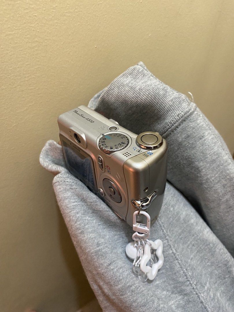 Canon PowerShot A51 Digital Camera (Category: Cameras) located in Manila. Submitted by alliesoju (Listing ID 1455665512, Image 2). Description: - 3.2 megapixels resolution - Ideal for casual and everyday photography - Has a scratch on the screen - Can DM me for sample pics.