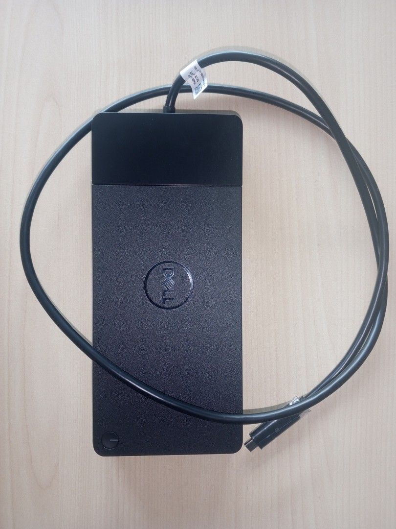 DELL WD19S (Category: Cables & Adaptors) located in Taguig. Submitted by carlsab (Listing ID 1455672939, Image 1). Description: 🔌 Host connection: USB-C, 1-meter cable 🖥️ Display: 2× DisplayPort 1.4 + 1× HDMI 2.0 + 1× USB-C DisplayPort 🖥️ Max display: hanggang 4K @ 60Hz, depende sa laptop at configuration 🔗 USB: 3× USB-A + 2× USB-C 🌐 LAN: Gigabit Ethernet (RJ-45) ⚡ Power: 180W adapter → hanggang 130W sa compatible Dell laptop 📏 Size: 205 × 