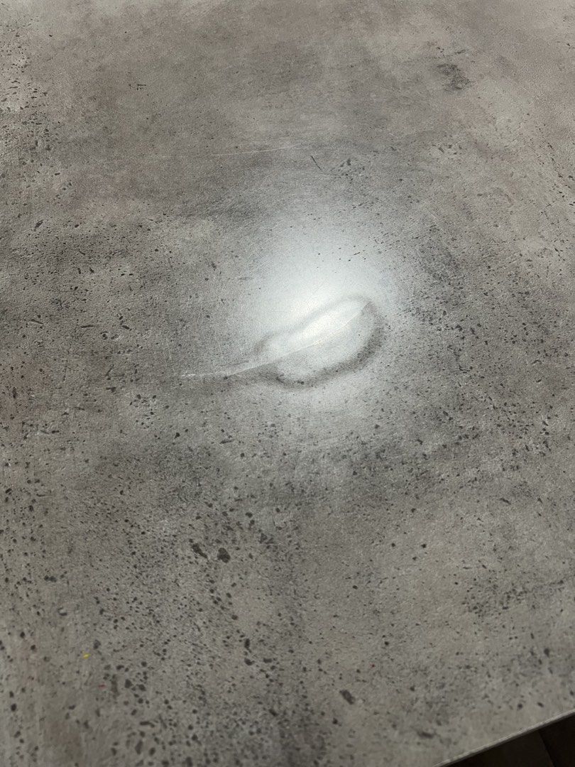 Dining table (Category: Dinnerware & Cutlery) located in Singapore. Submitted by buylaaa (Listing ID 1455544550, Image 3). Description: Just the table for 4-6 people. Used it for a year. Letting go at lower price. Got it for $300 at THE REJEECT STORE. .