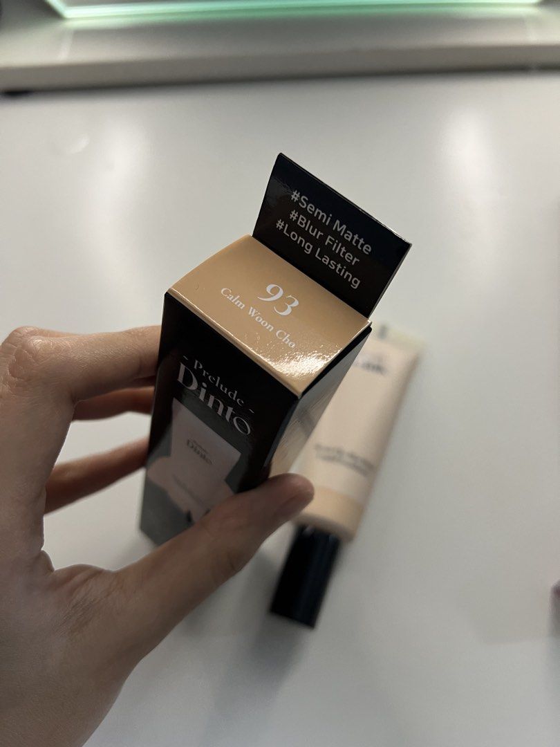 Dinto Cosmetics Woon Cho Blur-Matte Foundation (Category: Makeup) located in Manila. Submitted by hellotrish (Listing ID 1455659124, Image 2). Description: - Opened and used once only - RFS: NOT MY SHADE Lalamove / J&T.