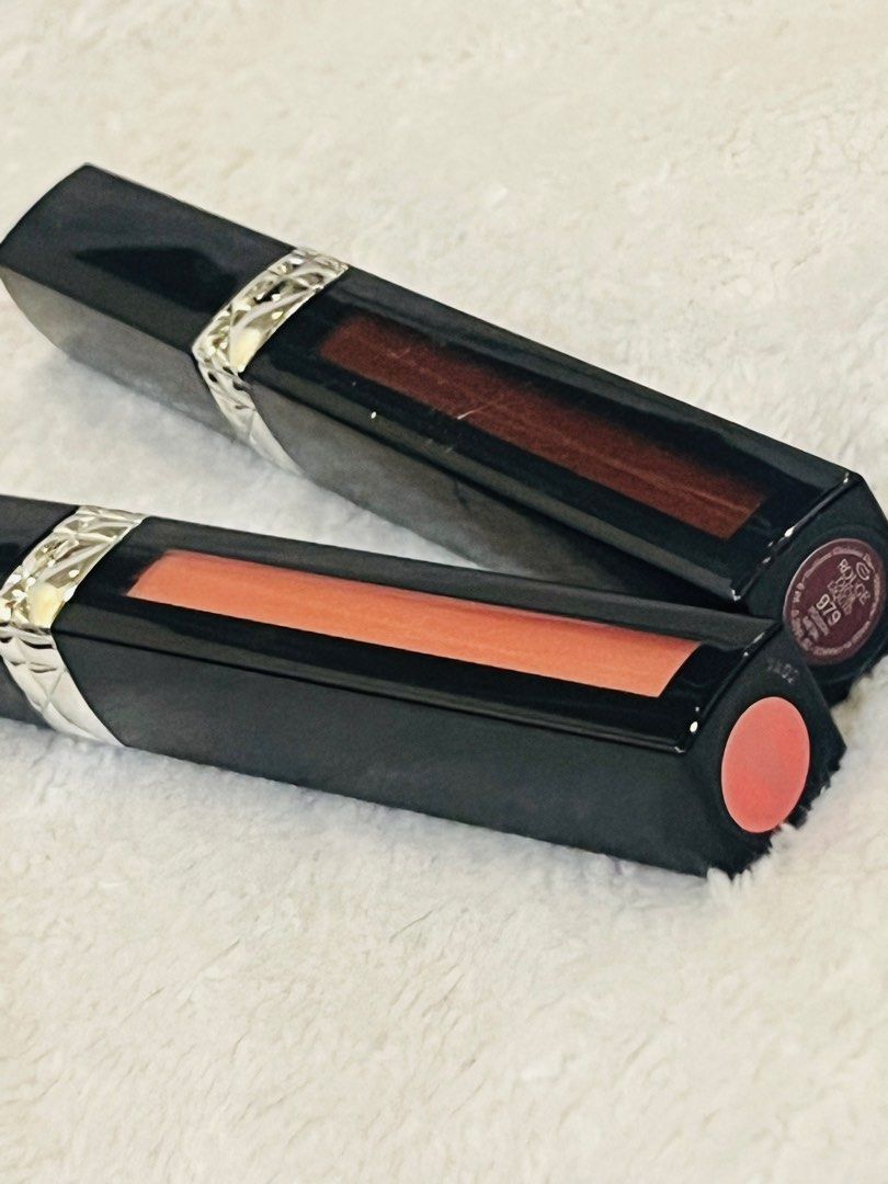 Dior Rouge Matte Lippies Set take all (Category: Makeup) located in Santa Cruz. Submitted by prelovedbysky803 (Listing ID 1455523405, Image 3). Description: - Set of 2 - Shades: Rosy Nude and Deep Berry - Authentic Dior packaging - Versatile for everyday or evening looks - Selling as a bundle.