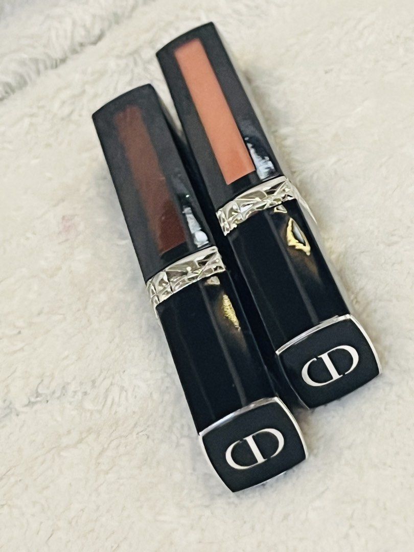 Dior Rouge Matte Lippies Set take all (Category: Makeup) located in Santa Cruz. Submitted by prelovedbysky803 (Listing ID 1455523405, Image 2). Description: - Set of 2 - Shades: Rosy Nude and Deep Berry - Authentic Dior packaging - Versatile for everyday or evening looks - Selling as a bundle.