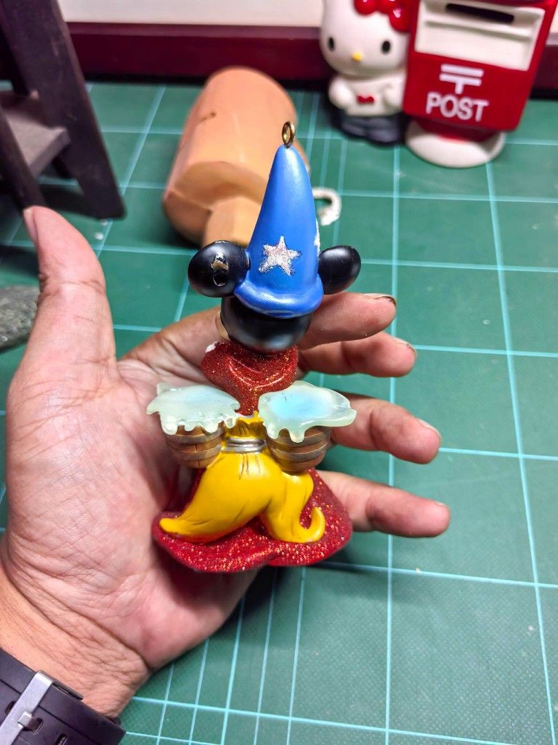 Disney Sorcerer Mickey Mouse Ceramic Figure (Category: Figurines & Statues) located in Cebu City. Submitted by dudes_villanueva (Listing ID 1455500512, Image 2). Description: Disney Sorcerer Mickey Mouse Ceramic Figure 📌 In excellent condition. Lacking Broom stick detail. Height : 4.5 in.