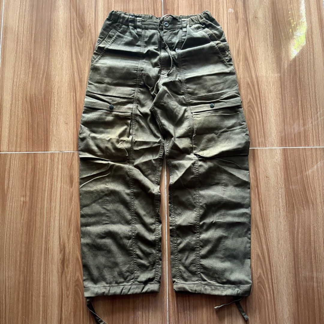 Final Home Cargo Pants (Category: Coats, Jackets and Outerwear) located in Butuan. Submitted by ragscurations (Listing ID 1455538735, Image 1). Description: Good condition No flaws Color rate 9.2 Waist - 30 Length - 40 Hem - 10.