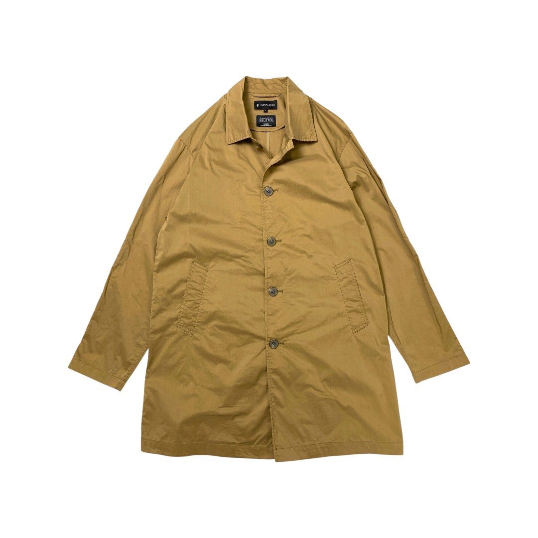 Global Work Solotex overcoat (Category: Coats, Jackets and Outerwear) located in Baguio. Submitted by been.aged_ph (Listing ID 1455591918, Image 1). Description: 𝚂𝚒𝚣𝚎: fits up to L 𝙳𝚒𝚖𝚎𝚗𝚜𝚒𝚘𝚗𝚜: 23 x 36 𝙲𝚘𝚗𝚍𝚒𝚝𝚒𝚘𝚗: Very Good 𝙸𝚜𝚜𝚞𝚎: light white stains (see last photo for reference) Model Height: 5' 7" .