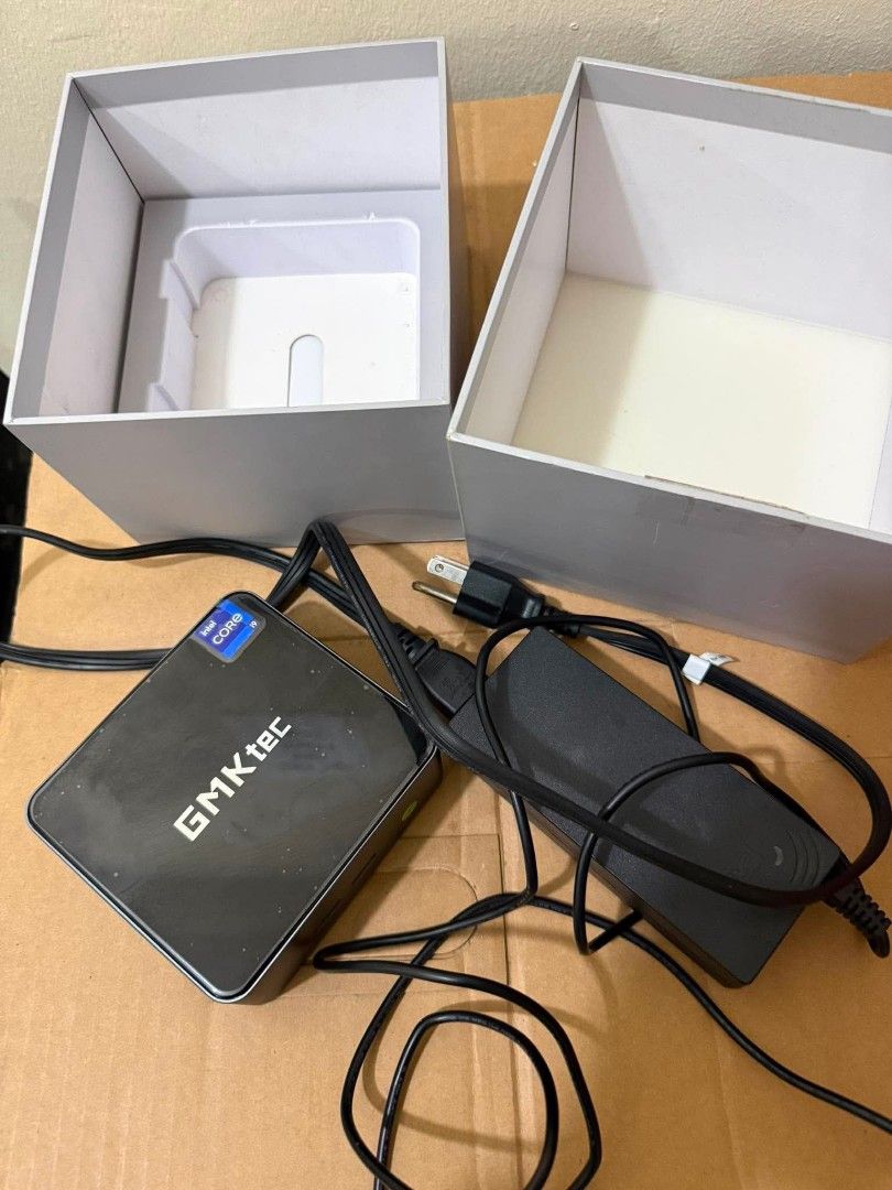 GMKtec nuc box M3 plus (Category: Desktops) located in Manila. Submitted by happyearth.953a15 (Listing ID 1455502742, Image 2). Description: GMKtec nuc box M3 plus I9 12th gen Intel Irish XE graphics 32gb ram ddr4 1TB SSD Windows 11 pro OS Unit with box and power adapter 💸💸 29,000 Location: San Andres bukid manila Pick up or deliver.