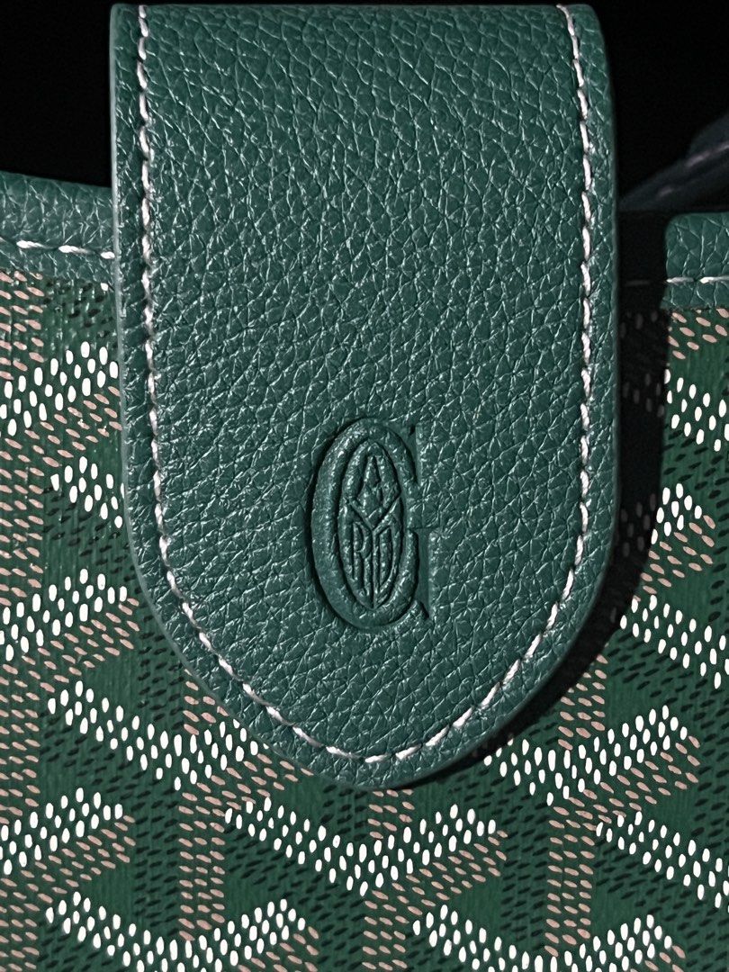 Goyard musette (Category: Luxury Bags & Wallets) located in Quezon City. Submitted by curated_tms (Listing ID 1455657894, Image 3). Description: Goyard musette in green goyardine NGA- from HK auction.