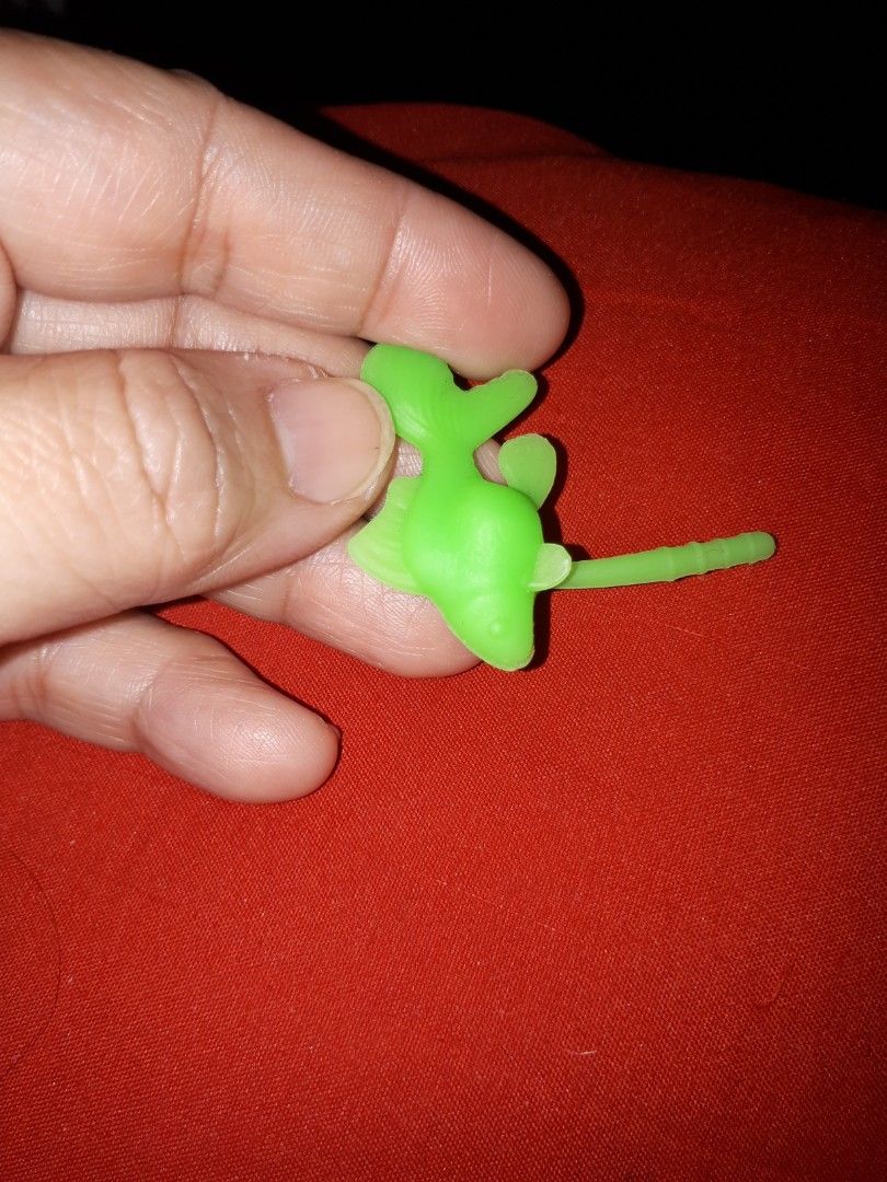 Green rubber fish keychain (Category: Character Goods) located in Quezon City. Submitted by secretluxuryshop (Listing ID 1455601178, Image 2). Description: .