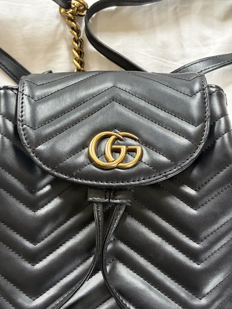 gu*ci mini backpack (nga) (Category: Backpacks) located in Paranaque City. Submitted by sofsclosettt (Listing ID 1455535838, Image 3). Description: - nga, coded item bought from a reseller - all cracks and defects show in pictures (leather and clasp, but bag still closes properly and metal works) - pretty in person !! .