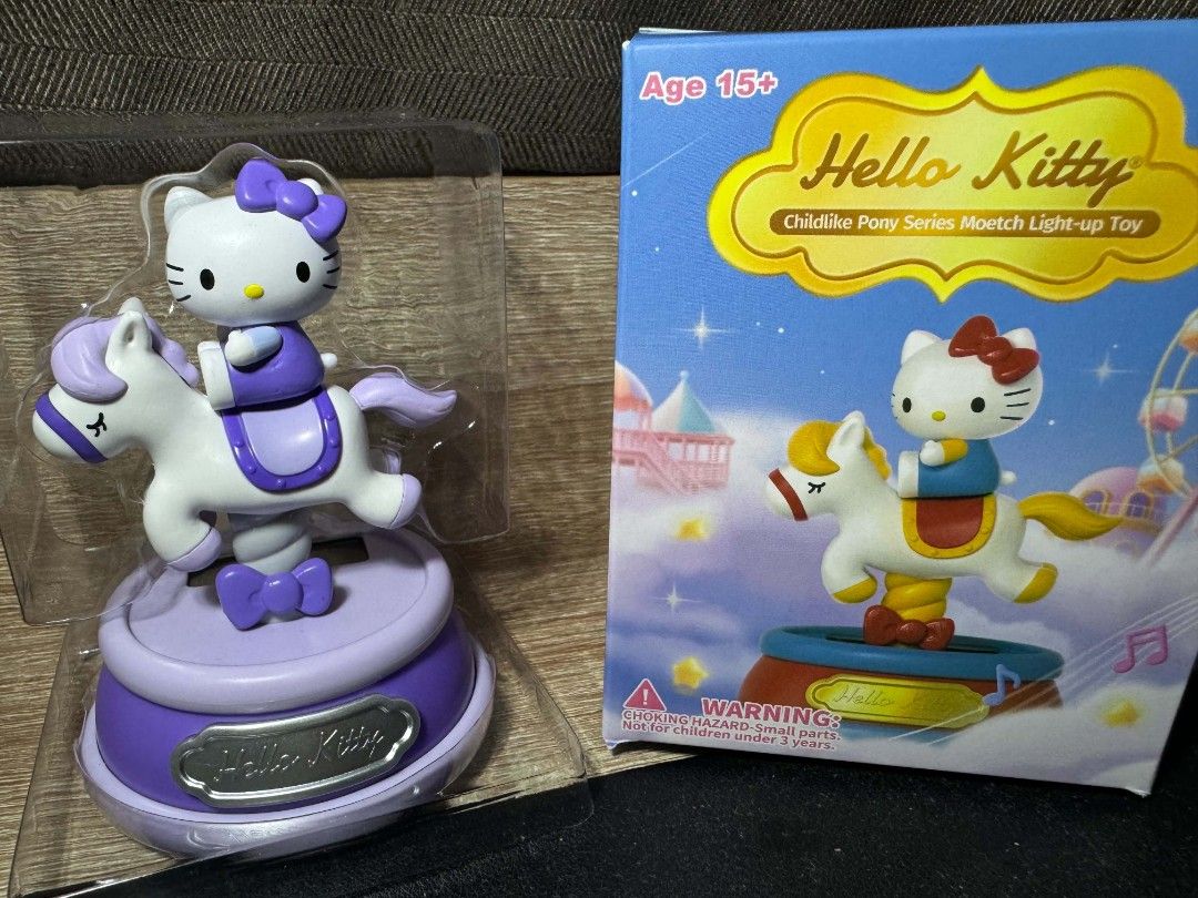 Hello kitty Wobble toy Carousel- Lilac Dream (Category: Kids Toys) located in Manila. Submitted by ems_miskis (Listing ID 1455563561, Image 1). Description: WTS Hello kitty Wobble toy Carousel- Lilac Dream ₱500.