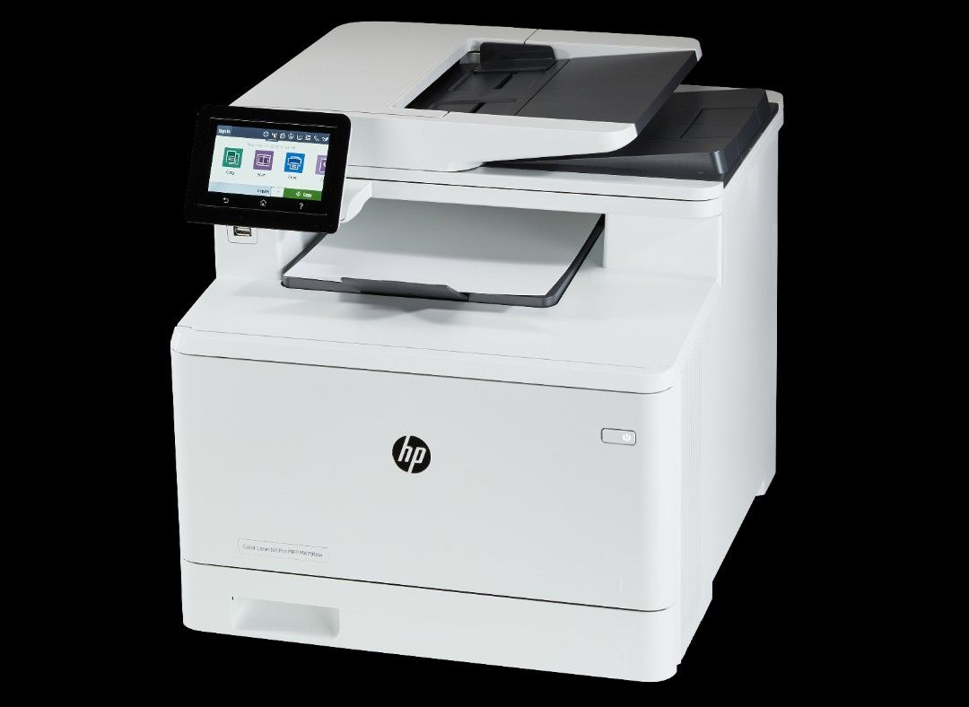 HP Color LaserJet Pro MFP M479fdw (Category: Printers, Scanners & Copiers) located in Jose Panganiban. Submitted by kuya_lheckq (Listing ID 1455516809, Image 2). Description: The HP Color LaserJet Pro MFP M479fdw is a versatile all-in-one wireless color laser printer built for small-to-medium offices. It prints, copies, scans, and faxes, features automatic two-sided printing, and reaches speeds up to 28 pages per minute. Key Specifications Functi