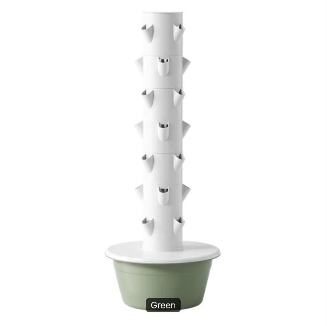 Hydroponic Towers 13 layers/52 holes (Category: Pots & Planters) located in Manila. Submitted by hnmrcs2 (Listing ID 1455579168, Image 1). Description: Hydroponic Tower 13 Layers/52 holes New Limited Stocks Drip type stereoscopic hydroponic tower 1. Used for planting flowers, vegetables, salad, herbs, fruits and so on; 2. The water circulation cultivation, saving 90% water compared with traditional planting; 3. Pollution free soilless cultivation