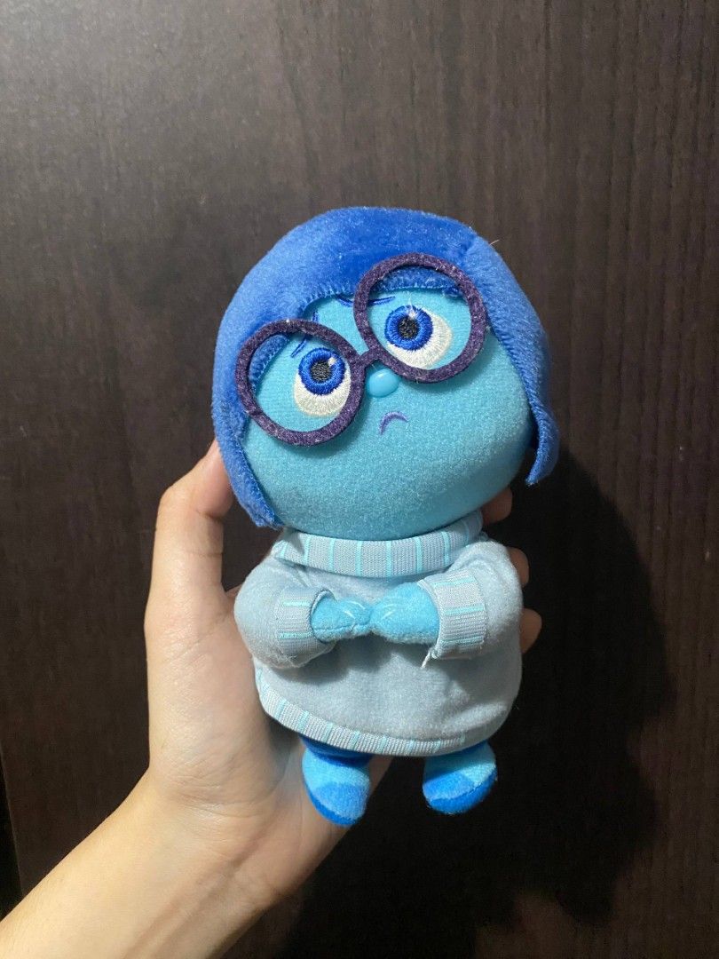 Inside Out Sadness Small Plush (Category: Plushies & Soft Toys) located in Marikina City. Submitted by marisan.collection (Listing ID 1455558611, Image 1). Description: If you have any questions feel free to PM 🧸 Thank you po!.