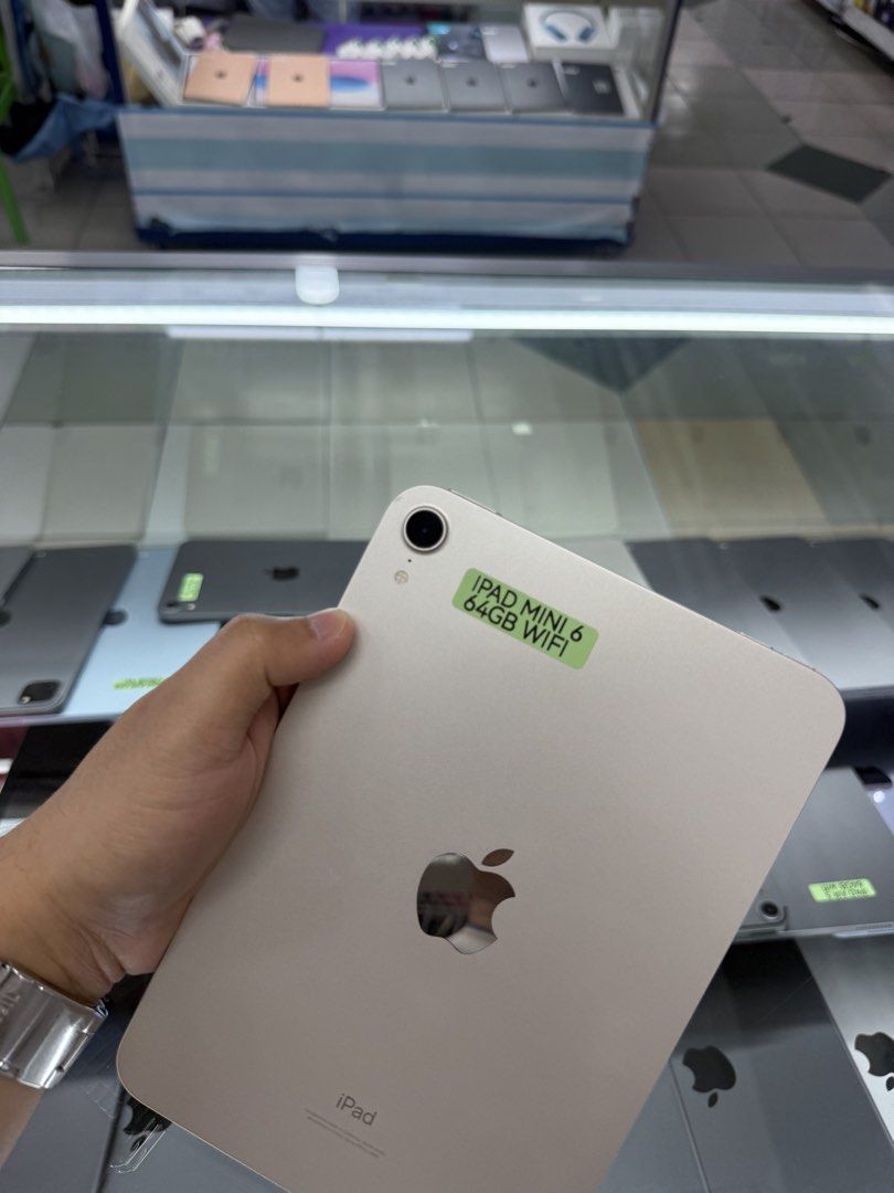 iPad Mini 6 64GB Wifi Use Only (Category: iPad) located in San Juan City. Submitted by Khalidmgdla08 (Listing ID 1455612147, Image 3). Description: FOR SALE | TRADE/SWAP Price: 17,999 On hand: iPad Mini 6✔️ 64GB ✔️ Wifi ✔️ 100% Original ✔️ 99% Makinis ✔️ 99% Smooth ✔️ NOT REFURB ✔️ NO HIDDEN ISSUES ✔️ NEVER BEEN REPAIRED ✔️ TEST TO SAWA✔️ FREE 3-UTOOLS ✔️ ANY MODEL OF IPHONE AND SAMSUNG ARE AVAILABLE! ✨ We accept: 🔹Cash 🔹Gcash 🔹Bank Transfer �