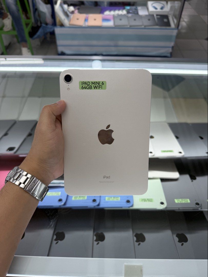 iPad Mini 6 64GB Wifi Use Only (Category: iPad) located in San Juan City. Submitted by Khalidmgdla08 (Listing ID 1455612147, Image 2). Description: FOR SALE | TRADE/SWAP Price: 17,999 On hand: iPad Mini 6✔️ 64GB ✔️ Wifi ✔️ 100% Original ✔️ 99% Makinis ✔️ 99% Smooth ✔️ NOT REFURB ✔️ NO HIDDEN ISSUES ✔️ NEVER BEEN REPAIRED ✔️ TEST TO SAWA✔️ FREE 3-UTOOLS ✔️ ANY MODEL OF IPHONE AND SAMSUNG ARE AVAILABLE! ✨ We accept: 🔹Cash 🔹Gcash 🔹Bank Transfer �