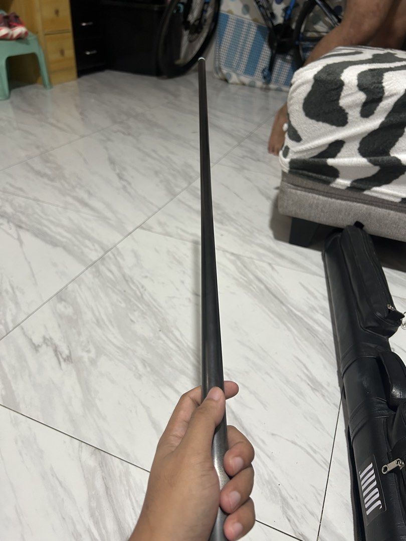 Jflowers Cue 12.5mm Billiard Pool Cue (Category: Billiards and Bowling) located in Manila. Submitted by warmdragon_3b915d (Listing ID 1455606583, Image 3). Description: - Jflowers Shaft - 12.5mm tip size - Taom Pro Tip - Dark metal shaft with some wear marks - With serial number.
