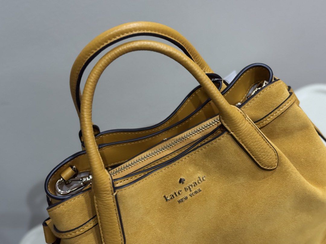 Kate Spade Dumpling Suede Small Satchel (Category: Luxury Bags & Wallets) located in Manila. Submitted by az.boutique22 (Listing ID 1455544429, Image 3). Description: FS: Kate Spade Dumpling Suede Small Satchel Original Price: ₱22,000 Selling Price: ₱8,300 RFS: Never used — just sitting in my cabinet. Purchased from: USA Location: Muzon, Taytay, Rizal Authentic Kate Spade, brand new/never used with original tags attached. Message me for more deta
