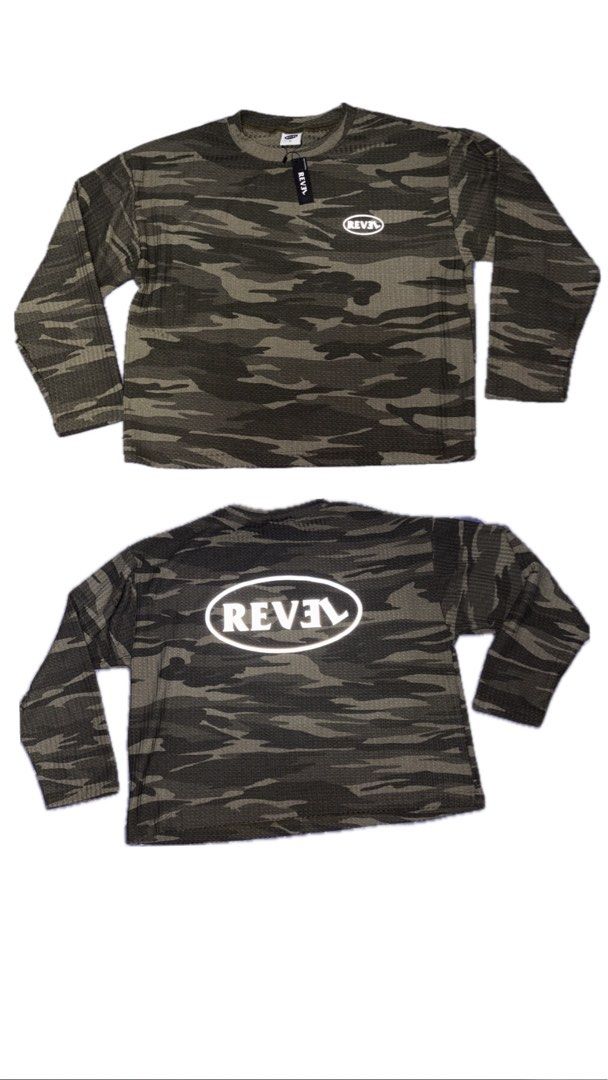 Local brand revel (Category: Longsleeves) located in Quezon City. Submitted by ayebiii___ (Listing ID 1455502106, Image 2). Description: Small size with tag bnew.