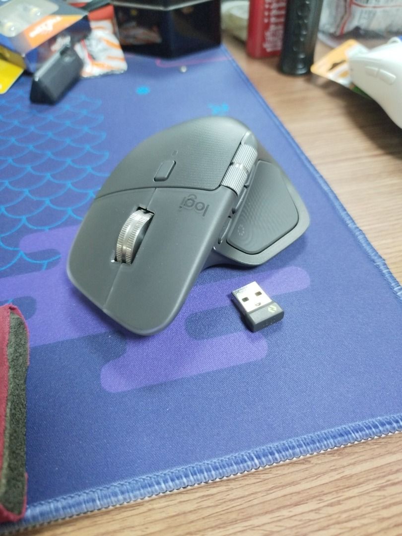 Logitech MX MASTER 4 (Best Productivity Mouse) Latest Generation (Category: Mouse & Mousepads) located in Quezon City. Submitted by calibre027 (Listing ID 1455587726, Image 3). Description: Logitech MX MASTER 4 (Best Productivity Mouse) Latest Generation ✔ 100% ORIGINAL, not yet opened for repairs ✔ fresh unit, test all you want upon pickup ✔ SRP is is around 7.5k 👉 Package: mouse, logi bolt A receiver (wala talaga included cable sa mx master 4,