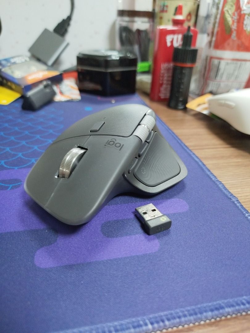 Logitech MX MASTER 4 (Best Productivity Mouse) Latest Generation (Category: Mouse & Mousepads) located in Quezon City. Submitted by calibre027 (Listing ID 1455587726, Image 1). Description: Logitech MX MASTER 4 (Best Productivity Mouse) Latest Generation ✔ 100% ORIGINAL, not yet opened for repairs ✔ fresh unit, test all you want upon pickup ✔ SRP is is around 7.5k 👉 Package: mouse, logi bolt A receiver (wala talaga included cable sa mx master 4,