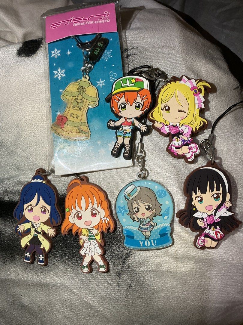 Love Live! School Idol Project Anime Charms (Category: Charms) located in Marikina City. Submitted by raikee (Listing ID 1455552689, Image 1). Description: FOR TAKE ALL ONLY WYSIWYG MOP: Gcash,Maya or GoTyme MOD: JnT or Lalamove (SF/DF shouldered by buyer).