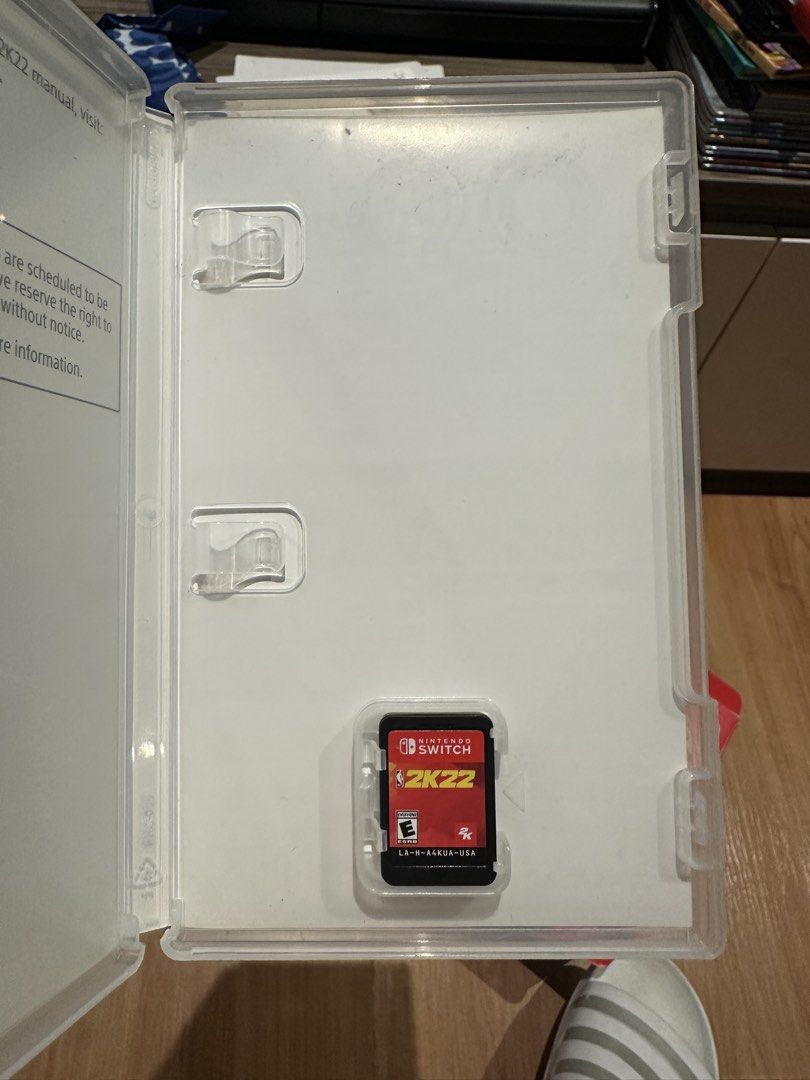 NBA 2K22 Nintendo Switch Game (Category: Nintendo) located in Manila. Submitted by momfinds.mnl (Listing ID 1455559211, Image 2). Description: - NBA 2K22 for Nintendo Switch - Includes game cartridge and case - Case in good shape - Barely played. Only 1-2x..