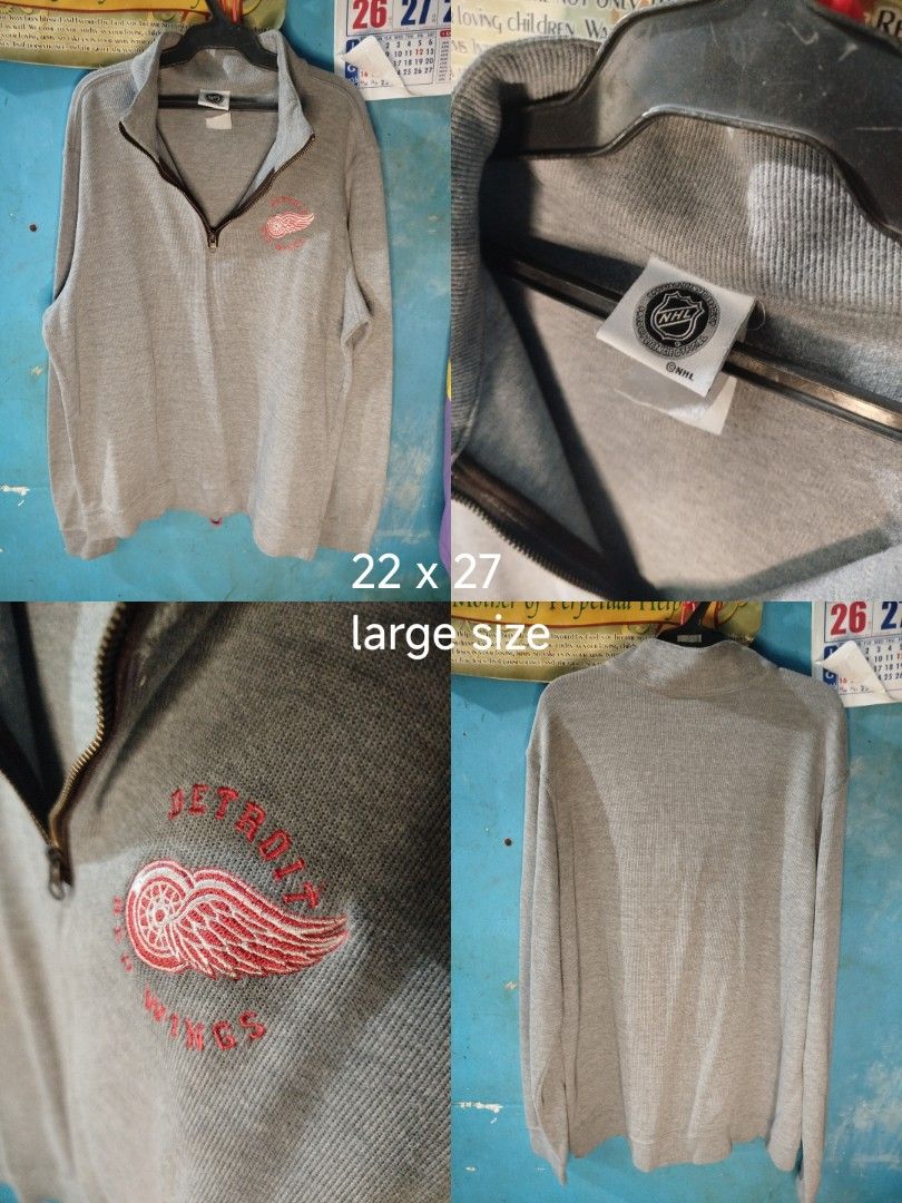 Nhl red wings qzip (Category: Coats, Jackets and Outerwear) located in Angono. Submitted by switch_mode24 (Listing ID 1455544065, Image 1). Description: .