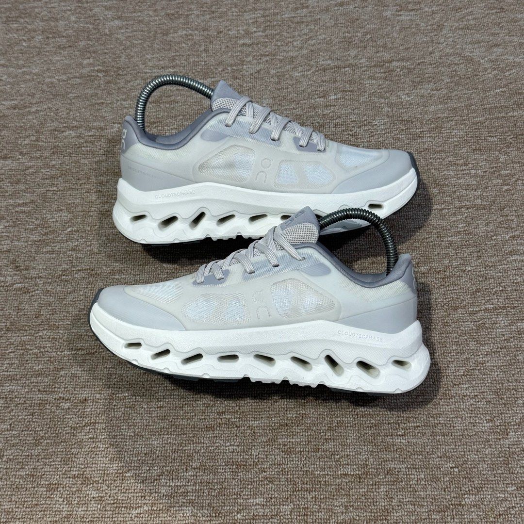 ON CLOUD TILT REMIX GREY WHITE (Category: Sneakers) located in Cebu City. Submitted by kierford0318 (Listing ID 1455627830, Image 1). Description: US WOMENS-7 EUR-38 CM-24 EXCELLENT CONDITION ✅ORIGINAL.