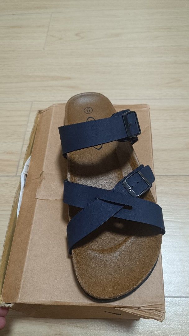 Outland sandals (Category: Flats & Sandals) located in Taguig. Submitted by Gom.Ez (Listing ID 1455624757, Image 2). Description: - Outland Navy blue sandals - Two adjustable straps with buckles per sandal - Perfect for everyday wear - Size: Mens US9 - di pa nagamit wrong size .