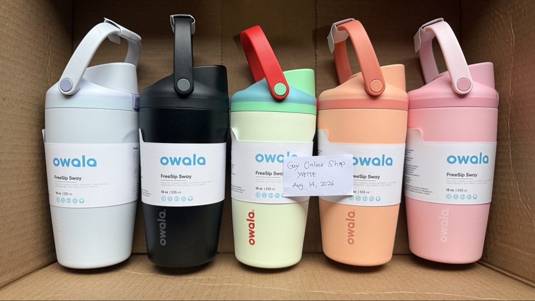Owala 18oz Freesip Sway (Category: Water Bottles & Tumblers) located in Paranaque City. Submitted by guyonlineshop (Listing ID 1455654505, Image 1). Description: Authentic Bnew.