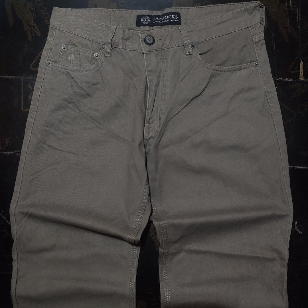 PADDOCK'S Khaki Straight Leg Casual Pants (Category: Chinos) located in Manila. Submitted by anthonig (Listing ID 1455589324, Image 2). Description: Length: 39 inches Width: 31 inches Hem: 7.5 inches Price: 200 pesos Condition: 9.5/10 Issues: none PM if interested or for inquiries Meetups within MANILA only Can do shipping at buyers expense.