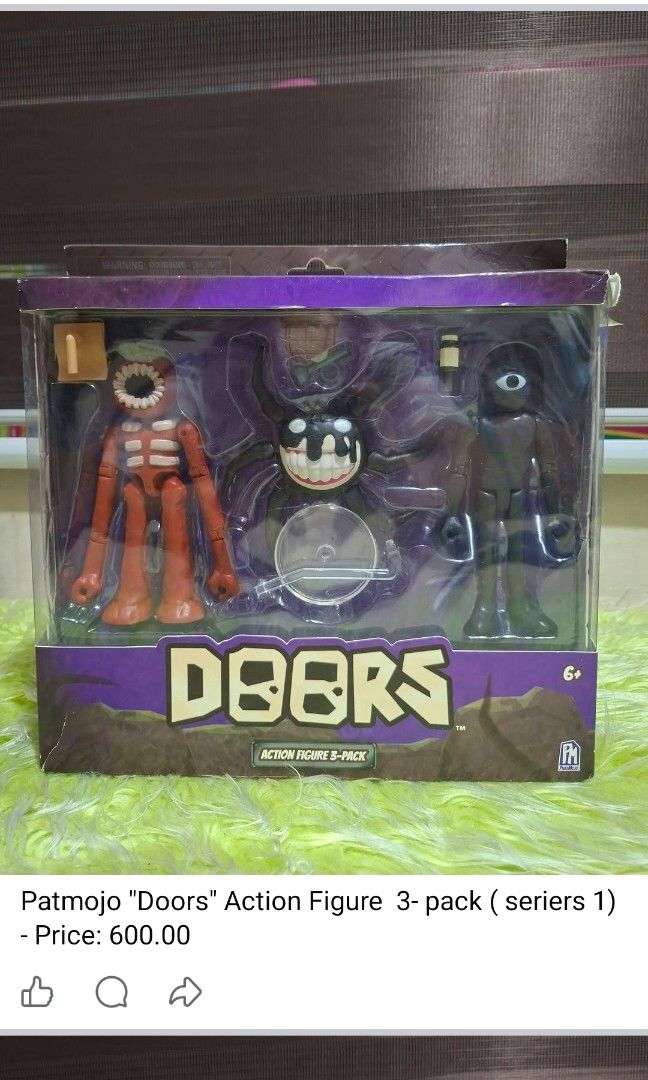 PhatMojo Horror Game Action Figures (Category: Figurines & Statues) located in Manila. Submitted by happywindmarlyn (Listing ID 1455644995, Image 3). Description: - PhatMojo 2 Dofferent Action Figures: *Garten of BanbanAction Figure 3 Pack ( Series 1) * Doors Action Figures 3 Pack ( Series 1) *** price: 600.00 each.