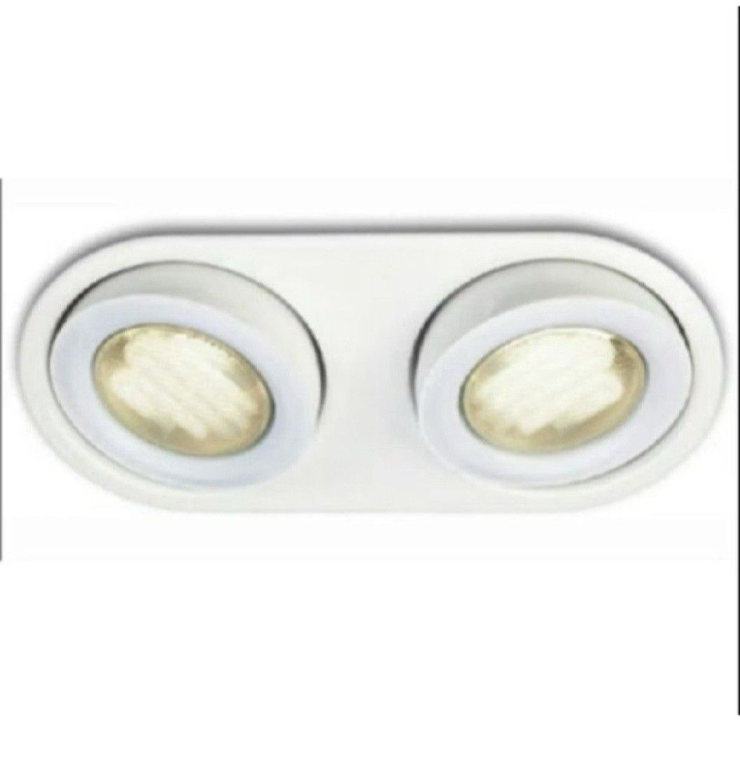 PHILIPS LIGHTING RECESSED DOWNLIGHT, WHITE (Category: Lighting) located in Quezon City. Submitted by stuffiesetc (Listing ID 1455667561, Image 2). Description: PHILIPS LIGHTING RECESSED DOWNLIGHT, WHITE Guaranteed authentic and brand new in sealed box. Just came in from Philips abroad. Design and finishing: Material: metal Color: White Technical specifications: Main power Range 220-240 V 50-60 Hz Bulb technology: fluorescent/LED Number of bulbs: 