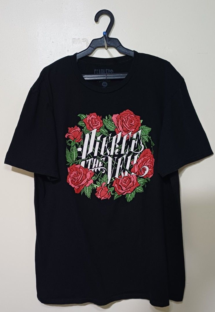 Pierce The Veil (Category: Tshirts & Polo Shirts ) located in Iloilo. Submitted by blackmaria13 (Listing ID 1455659142, Image 1). Description: Pierce The Veil Floral and Fading Size: XL on tag 22 x 28 in very good condition .